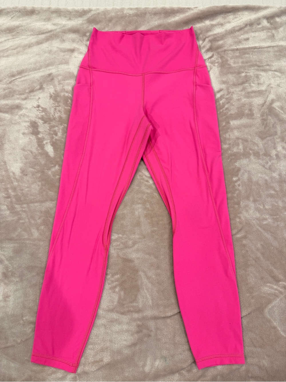 Lululemon Hot Pink High Rise Leggings Size 6
